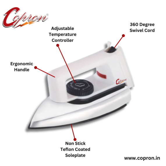 Copron Electric Iron HC 1001 Press Manufacturer and supplier in Delhi India