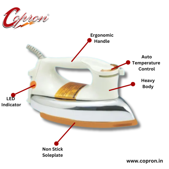 Copron™ Electric Iron HC 1161 Manufacturer and Supplier in Delhi, India