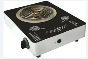 Stainless Steel Black Smart Electric Hot Plate - For Cooking