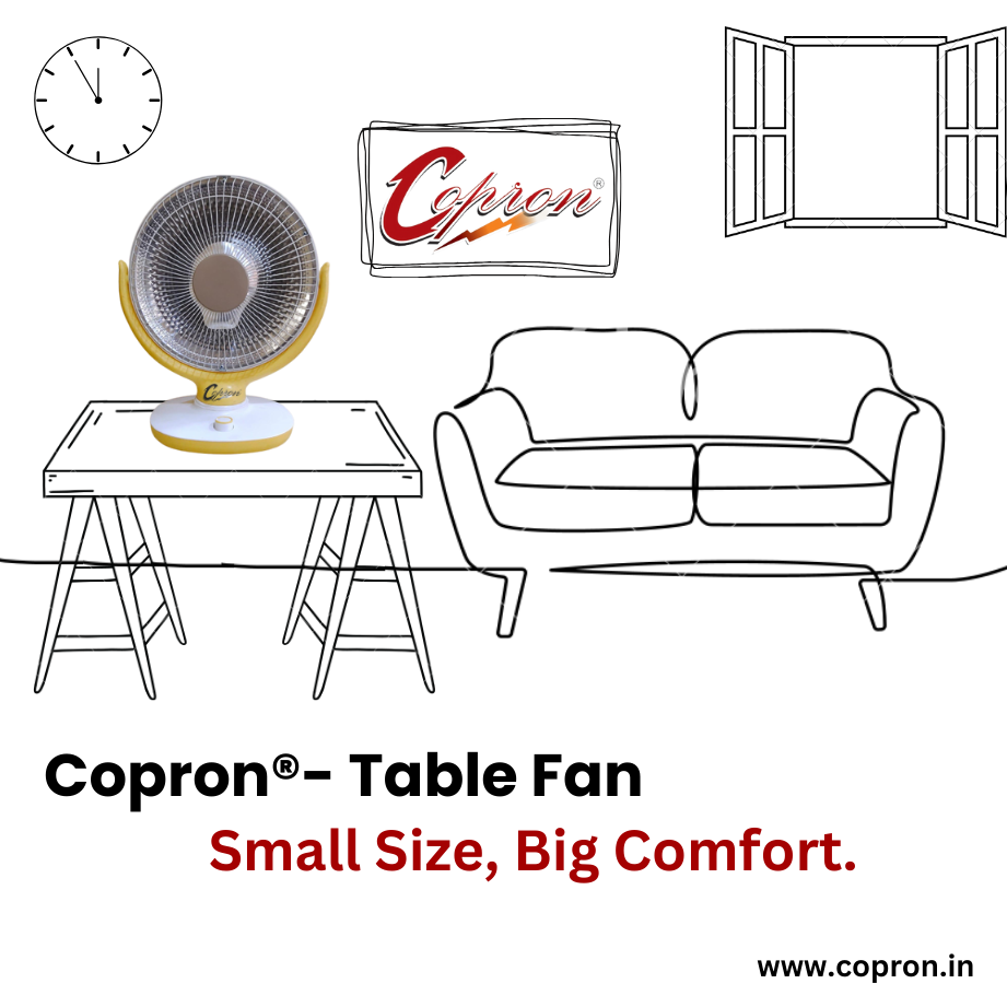 Copron®- Table Fans Manufacture and supplier in Delhi India